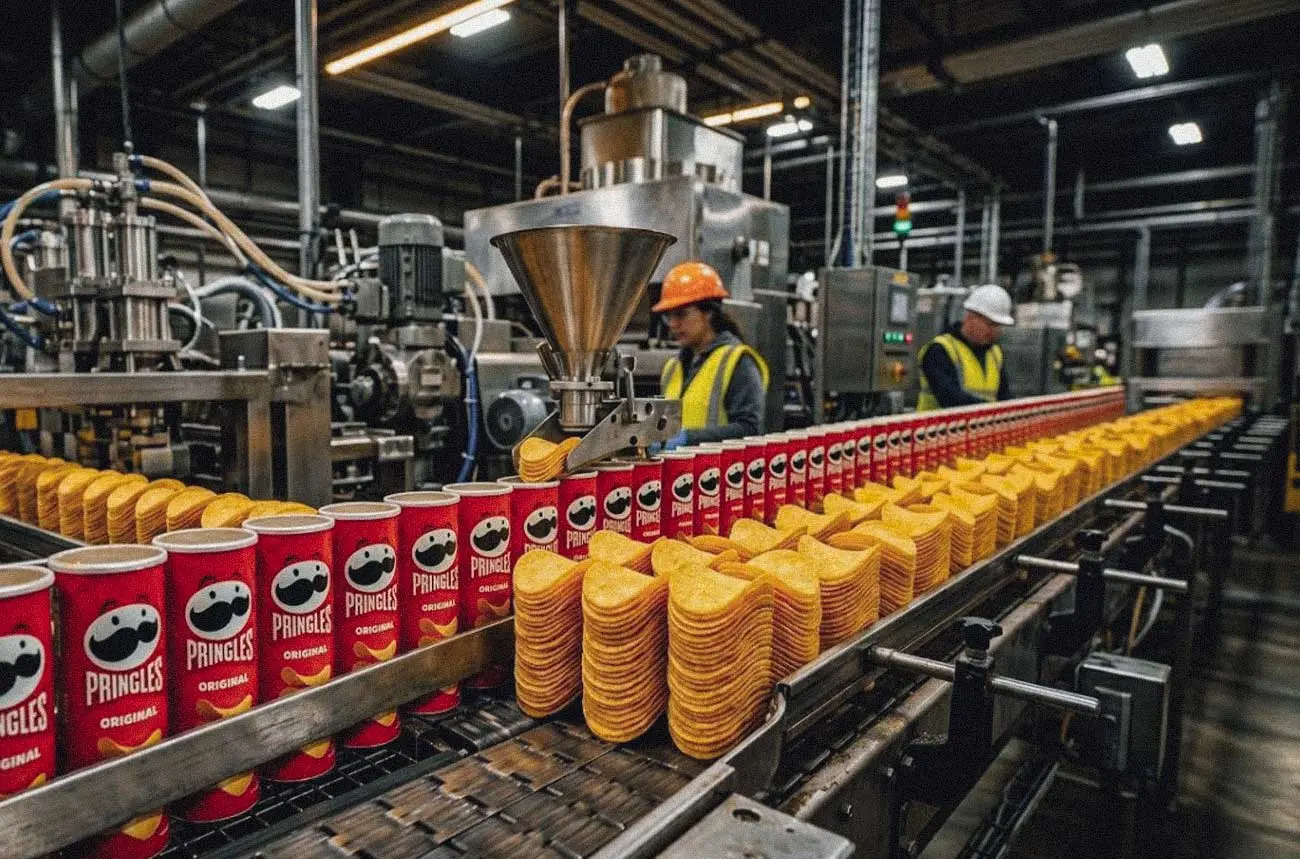 Greenpeace linked Mars, owner of the Pringles brand, to palm oil producer groups responsible for illegal deforestation and forest fires. Source: Greenpeace México. Photo: Inside Build.