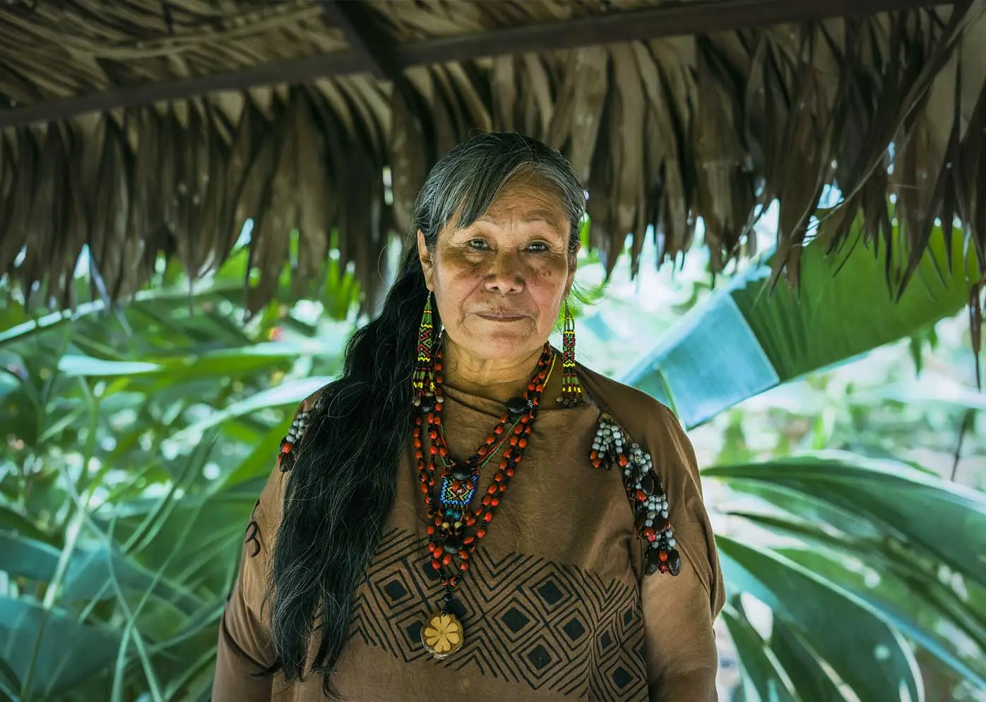 Teresita Antazú, president of Aidesep and the first indigenous woman to lead the largest indigenous organization in Peru. Photo: Sapiens