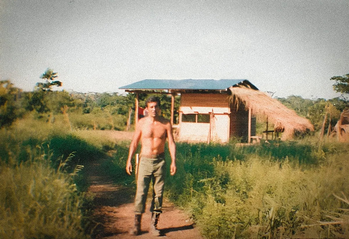 Víctor Zambrano in 1986, after leaving the Navy, returned to the land of his birth hoping to find the lush forest he remembered from childhood. Instead, he found cattle pastures covering what had once been centuries-old trees teeming with life. Photo: Archive / K'erenda Zambrano.