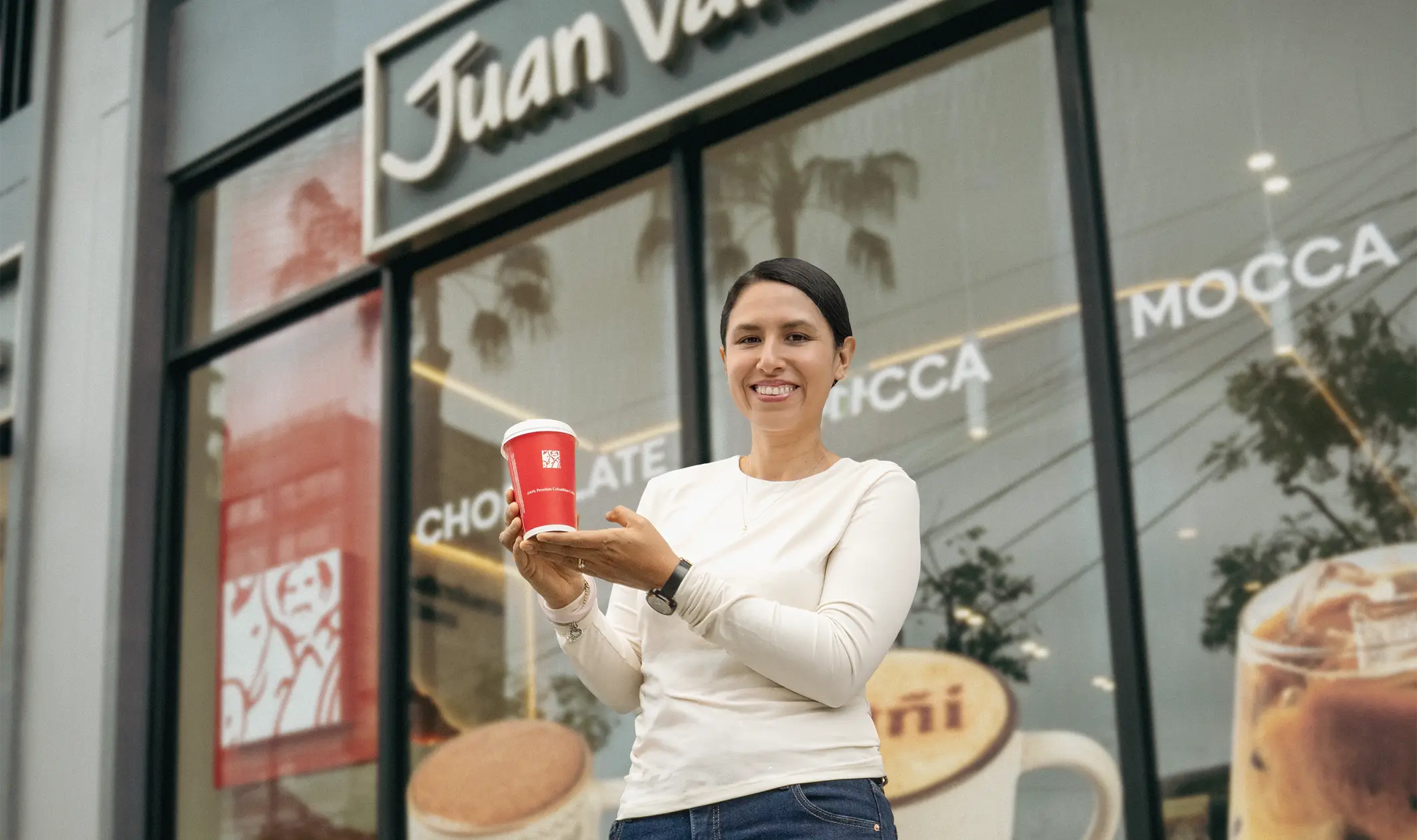 Monica Cardeña, brand manager of Juan Valdez Peru. Photo: Bruno Ramirez / Sapiens
